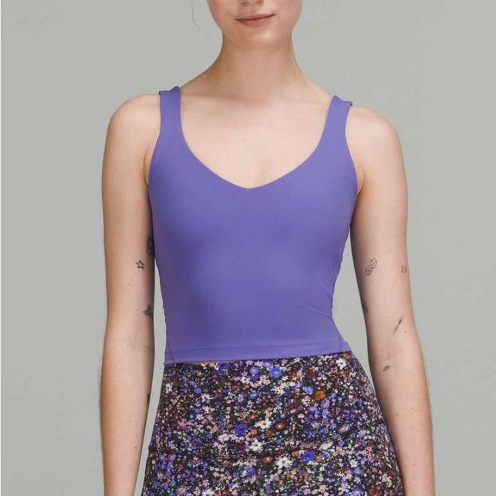 purple lululemon align tank